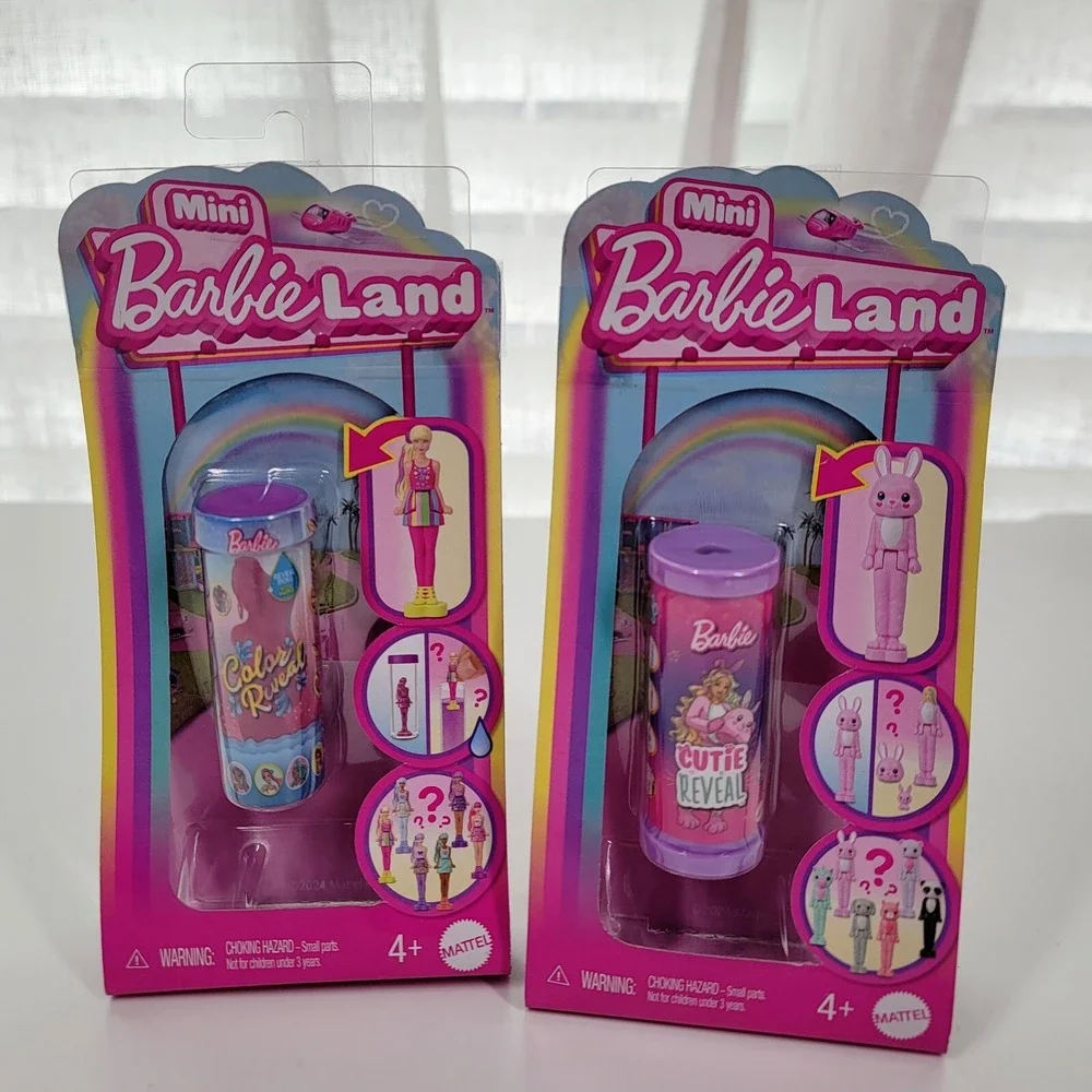 5 Mini Barbie Land Lot Car‎ Camper Play House Cutie Color Reveal Surprise Dolls - Picture 4 of 14